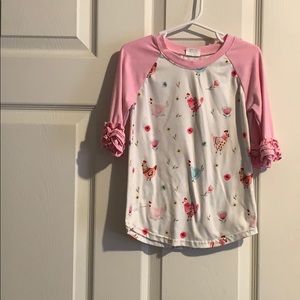 Boutique chicken shirt